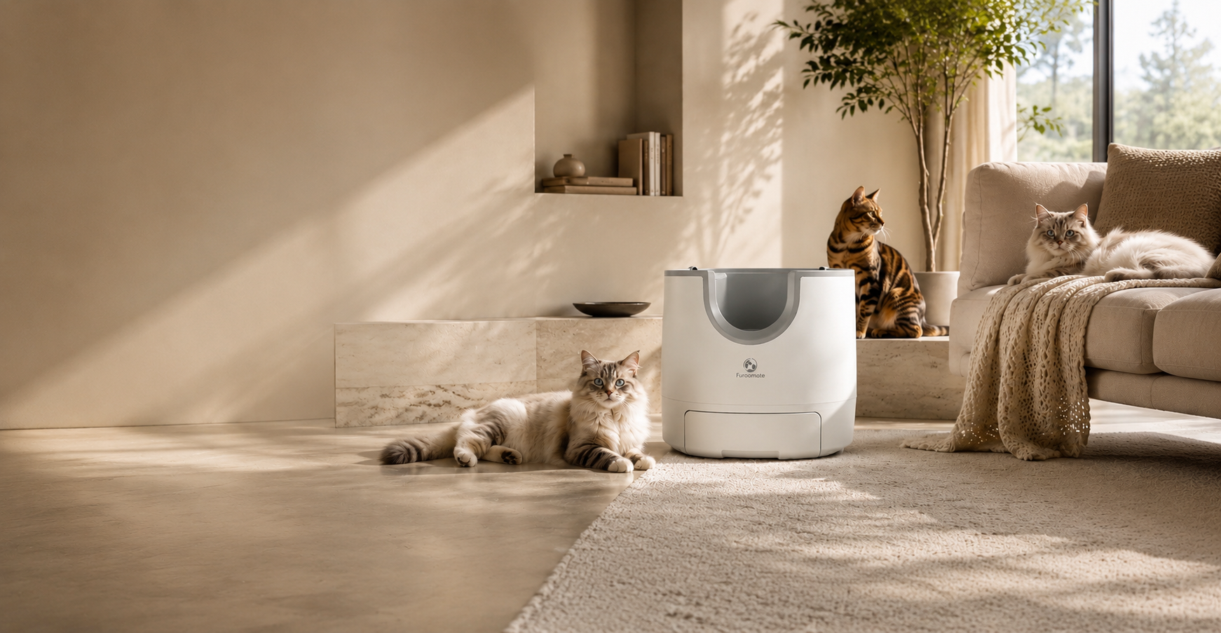 Moins de nettoyage. Plus de temps avec votre chat.